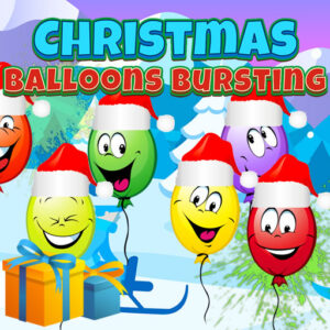 Christmas Balloons Bursting Game