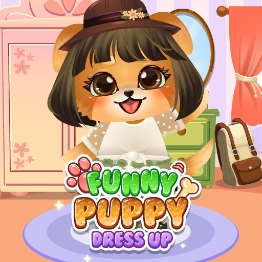 Funny Puppy Dressup 🕹️ Play Free Online Game