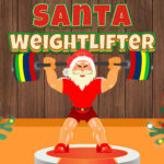 Santa Weightlifter