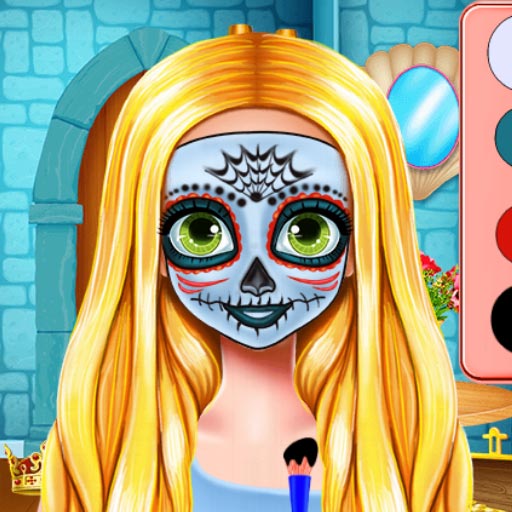 Sisters Halloween Face Paint 🕹️ Play Free Online Game