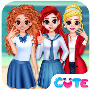 BFF Princess Back To School Game