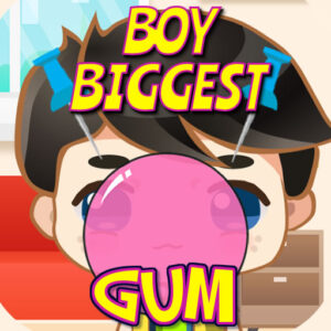 Boy Biggest Gum Game