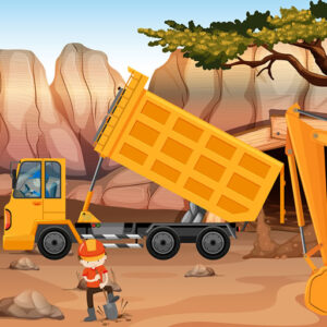 Dump Trucks Hidden Objects Game