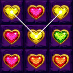 Heart Gems Connect Game