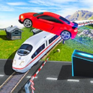 Marvelous Highway Car Stunt Ramp Car Stunt Race Game