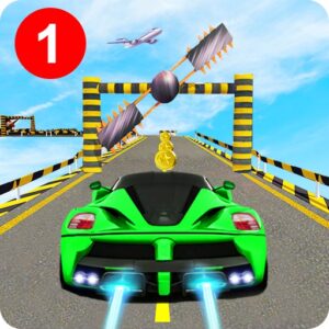 Mega Car Ramp Impossible Stunt Game Game