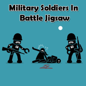 Military Soldiers In Battle Jigsaw Game