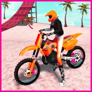 Motocross Beach Jumping Bike Stunt Game Game