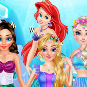 Princess Mermaid Style Makeup Game