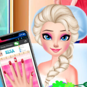 Princess Nail Salon Makeover Game