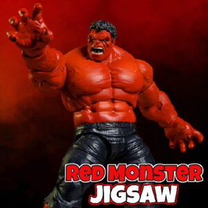 Red Monster Jigsaw Game