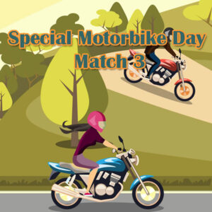 Special Motorbike Day Match 3 Game