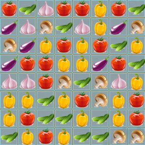 Vegetables Match 3 Deluxe Game