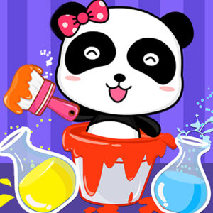 Baby Panda Color Mixing Studio Game