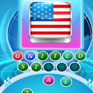 Flag Word Puzz Game