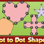 Dot to Dot Shapes Kids Education