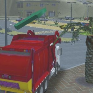 Island Clean Truck Garbage Sim Game