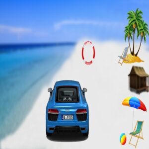 Mega Water Surface Car Racing Game 3D Game