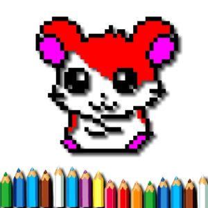 Pixel Coloring Time Game