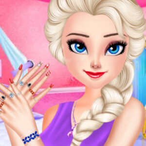 Princess Weekend Nails Salon Game