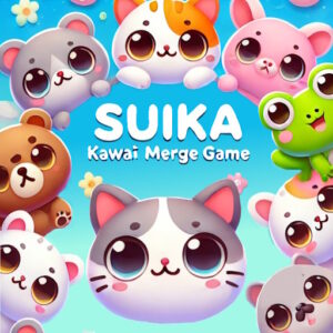 Suika Kawaii Cat Merge game Game