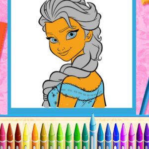 The Princess Sisters Coloring Game