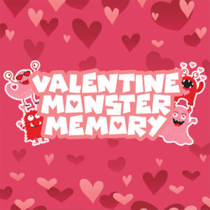 Valentine Monster Memory Game