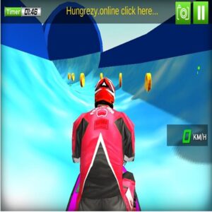 Water Slide Jet Boat Race 3D Game